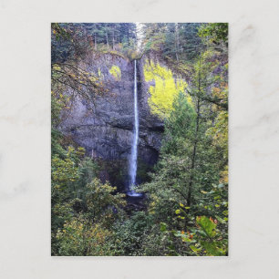 Latourell Falls, Oregon Feiertagspostkarte