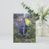 Latourell Falls, Oregon Feiertagspostkarte (Stehend Vorderseite)