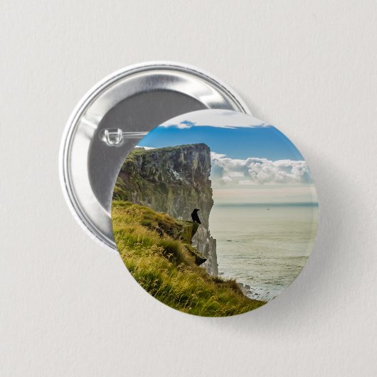 Latrabjarg, Island Button (Vorne & Hinten)