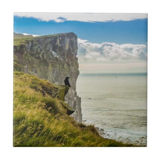 Latrabjarg, Island Fliese (Vorderseite)