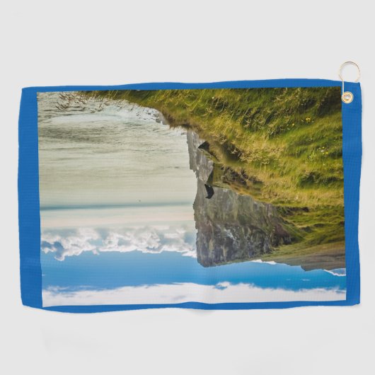 Latrabjarg, Island Golfhandtuch (Horizontal)