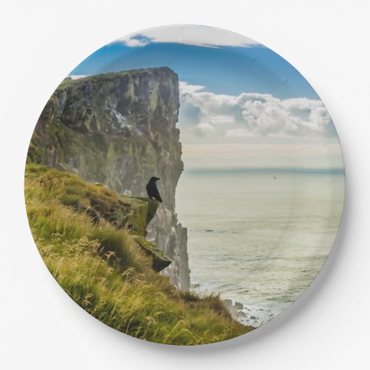 Latrabjarg, Island Pappteller (Vorderseite)