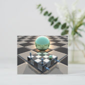 latristesolitudedesfisch postkarte (Stehend Vorderseite)