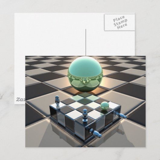 latristesolitudedesfisch postkarte (Vorne/Hinten)