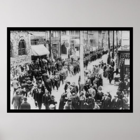 Latrobe, PA Striking Miners Parade 1912 Poster (Vorne)