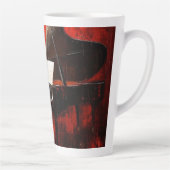 Latte: 3 Instrumente mit Red Wall Milchtasse (Rechts)