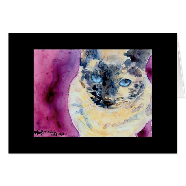 Latte- Aquarell auf Yupo (Vorderseite (Horizontal))