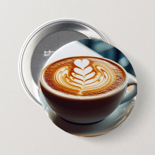 Latte Art Button (Vorne & Hinten)