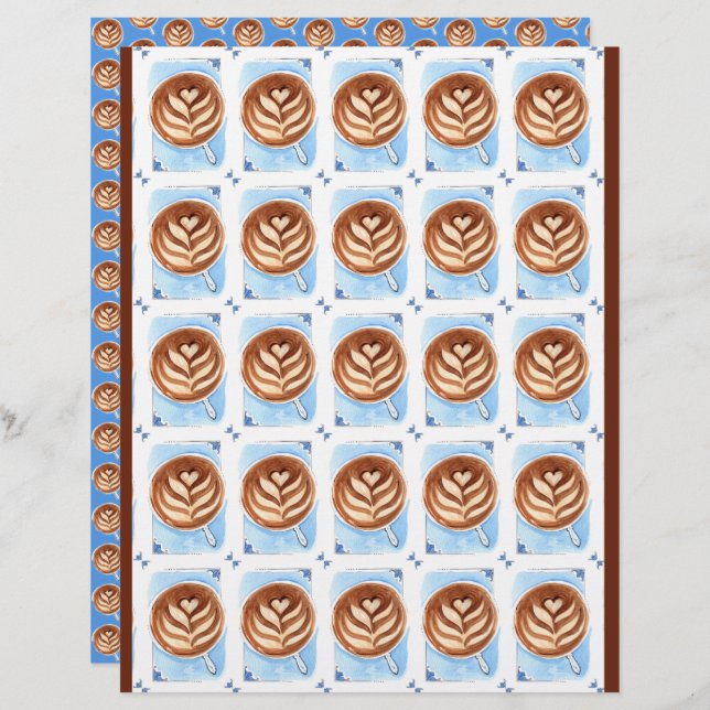 Latte Art Coffee Cup (Vorne/Hinten)