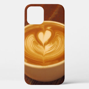 Latte Art Coffee Liebe iPhone 12 Hülle