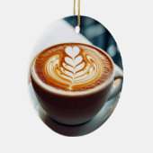 Latte Art Keramik Ornament (Rechts)