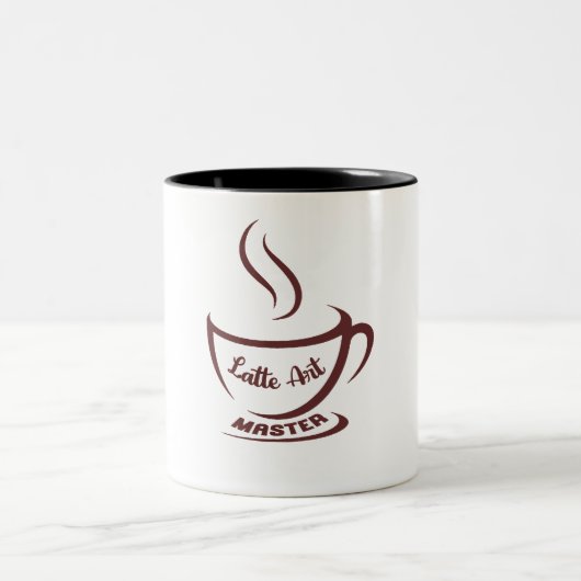  Latte Art Master Mug Zweifarbige Tasse (Mittel)