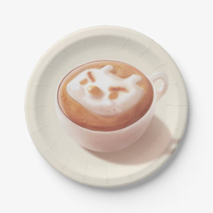 Latte Art Pappteller