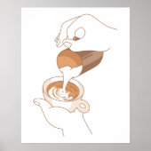 Latte Art Poster (Vorne)