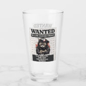 Latte-Becher Glas (Rückseite)