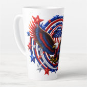 Latte-Becher Milchtasse (Linke Ecke)