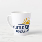 Latte-Becher Milchtasse (Linke Ecke)