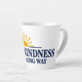 Latte-Becher Milchtasse (Rechte Ecke)