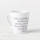 Latte-Becher Milchtasse (Linke Ecke)