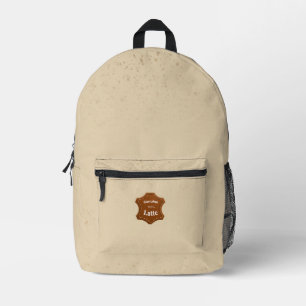 Latte Bedruckter Rucksack
