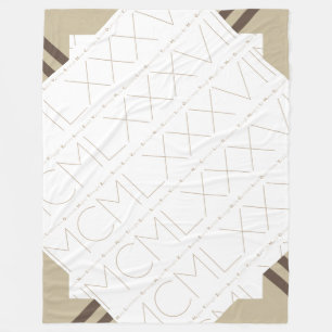 Latte Blanket Fleecedecke