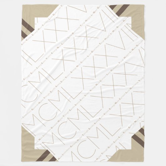 Latte Blanket Fleecedecke (Vorderseite)