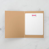 Latte bunny Happy Birthday Card Karte (Innenseite)