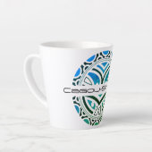 Latte Cagou-Style Milchtasse (Linke Ecke)