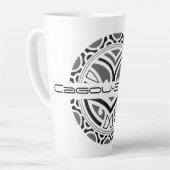 Latte Cagou-Style Milchtasse (Linke Ecke)