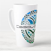 Latte Cagou-Style Milchtasse (Linke Ecke)