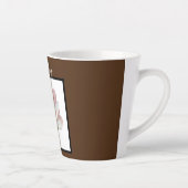 Latte coffe Tasse mit Monogramm (Rechts)