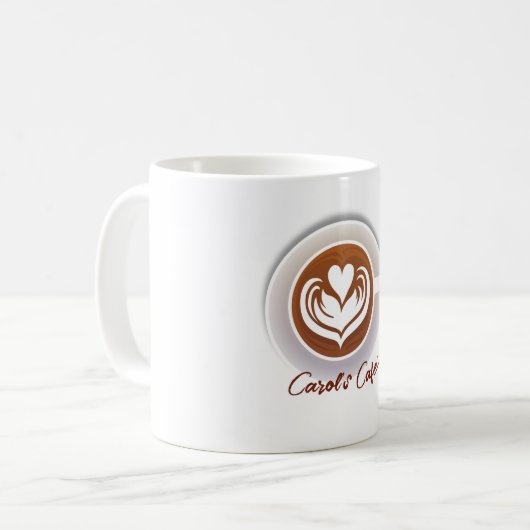 Latte Coffee Café Kaffeetasse (Vorderseite Links)