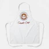 Latte Coffee Café Schürze (Vorderseite)