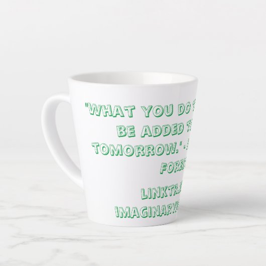 Latte Coffee Tasse (Linke Ecke)