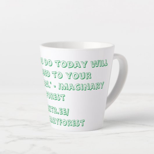 Latte Coffee Tasse (Rechte Ecke)