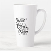 Latte Coffee Tasse - Heilsgebet - Glaube (Rechts)