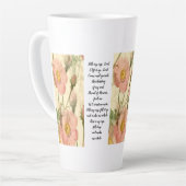 Latte Cup Floral Fill MyCup, Lord Scripture Milchtasse (Linke Ecke)