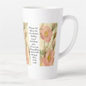 Latte Cup Floral Fill MyCup, Lord Scripture Milchtasse (Rechts)