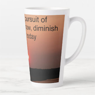 Latte Cup Sunset with quote Milchtasse