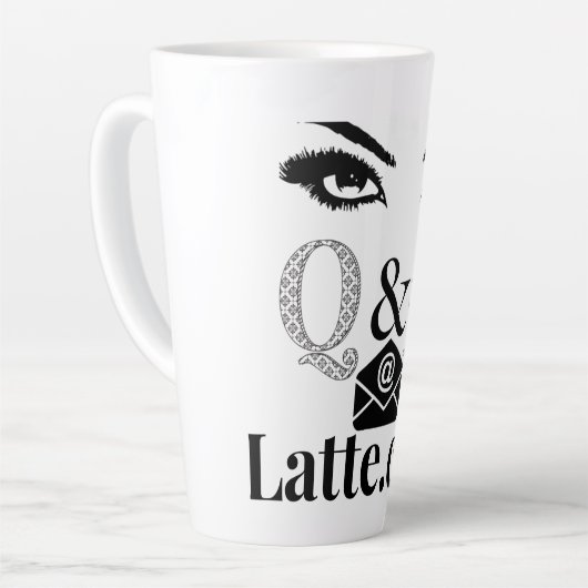 Latte Eyes Tasse (Linke Ecke)