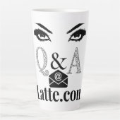 Latte Eyes Tasse (Vorderseite)