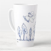 Latte Flying Eichhörnchen-Tasse Milchtasse (Linke Ecke)