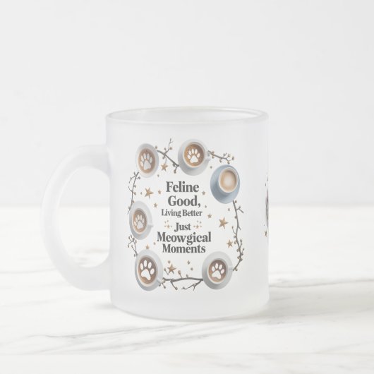 Latte Forest Tasse einpflachten - Feline Magie in  (Links)