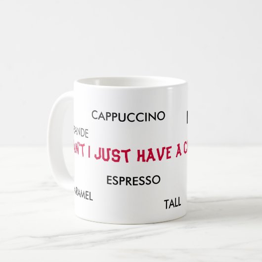 LATTE, FRAPPE, CAPPUCCINO, HOCH, V… - Besonders Kaffeetasse (Vorderseite Links)