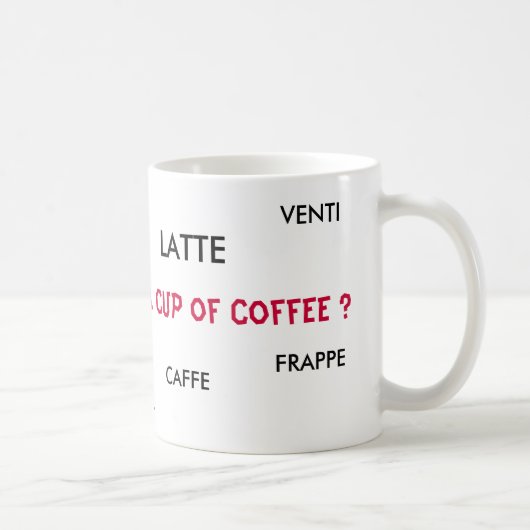LATTE, FRAPPE, CAPPUCCINO, HOCH, V… - Besonders Kaffeetasse (Rechts)