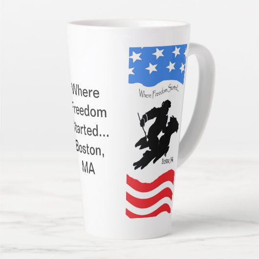 Latte Freedom Tasse von Paul Revere (Rechte Ecke)