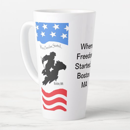 Latte Freedom Tasse von Paul Revere (Linke Ecke)