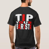 Latte gegen Cappuccino 2 T-Shirt (Rückseite)