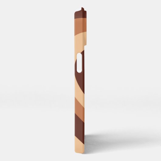 Latte Hearts Phone Case iPhone Hülle (Rechte Seite)