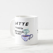 Latte ist für… französisch kaffeetasse (Vorderseite Links)